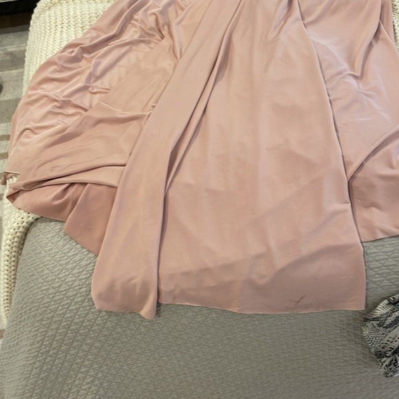 Two Birds gown (bridesmaid dress) size A in rosewood. Worn once in a wedding. - Picture 5 of 5